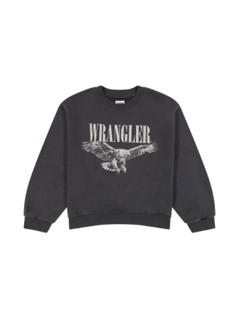 Wrangler Bluza Gri Inchis Oversized Femei [5]