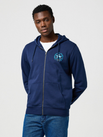 BARBATI - Wrangler Bluza Albastra Regular Barbati