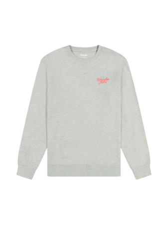 Hanorace - Wrangler Bluza Gri Deschis Relaxed Barbati