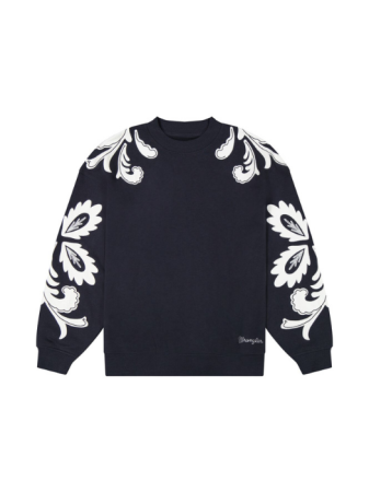 Wrangler Bluza Indigo Oversized Femei [5]