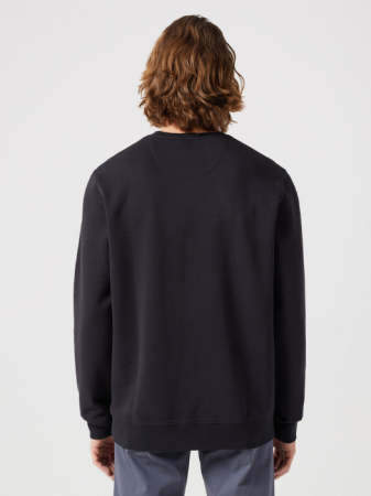 Hanorace - Wrangler Bluza Neagra Regular Barbati