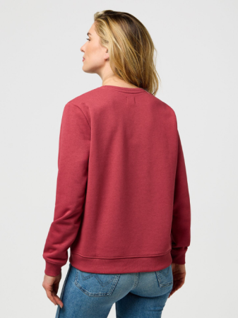 Толстовки - Wrangler Свитшот Rosu Regular