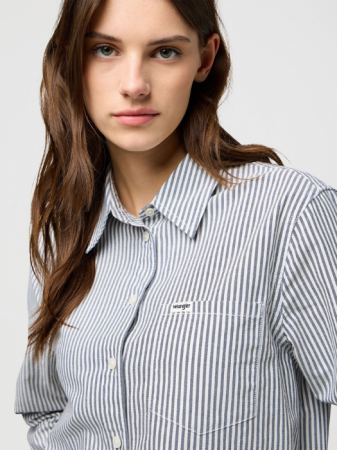 Wrangler Рубашка Alb/Gri Regular [4]