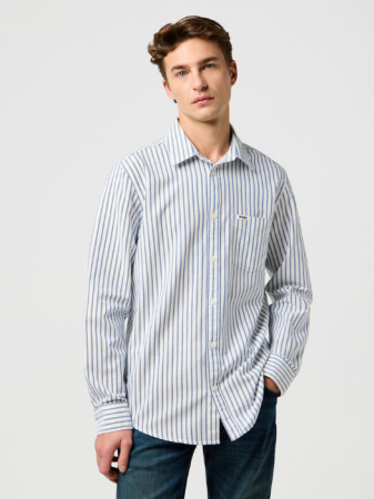 ОДЕЖДА - Wrangler Мужская Рубашка Белая Regular