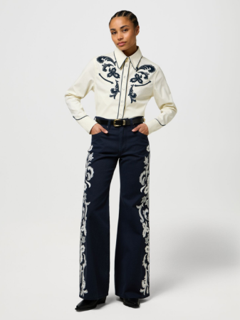 IMBRACAMINTE - Wrangler Camasa Alba Regular Femei