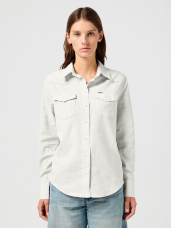 ЖЕНЩИНЫ - Wrangler Женская Рубашка Белая Slim