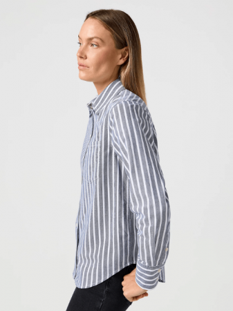 IMBRACAMINTE - Wrangler Camasa Albastra/Alba Regular Femei