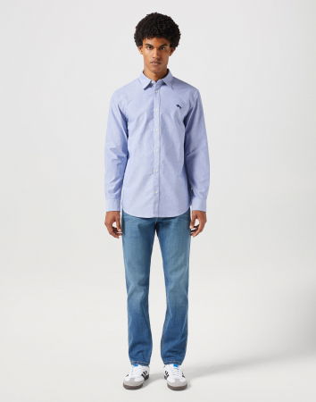 Camasi - Wrangler Camasa Albastra Deschisa Regular Barbati