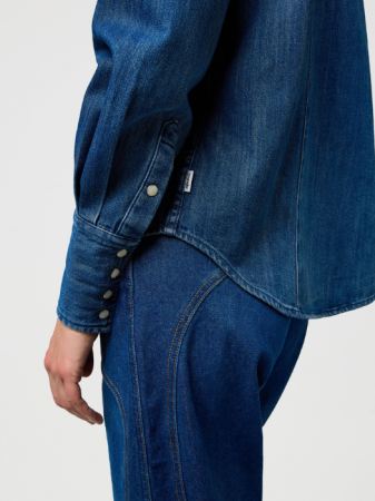 ЖЕНЩИНЫ - Wrangler Рубашка Blue Regular