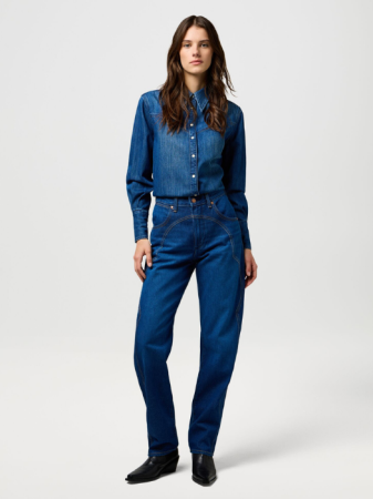 FEMEI - Wrangler Camasa Albastra Regular Femei