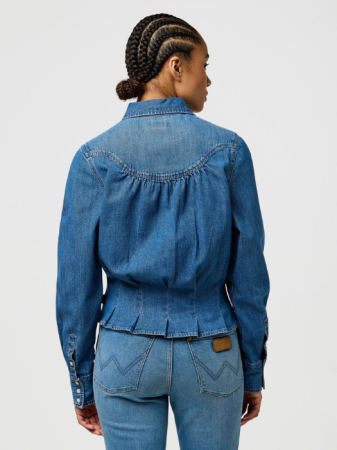 FEMEI - Wrangler Camasa Albastra Deschisa Slim Femei