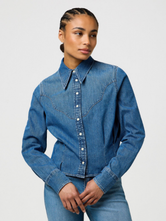 FEMEI - Wrangler Camasa Albastra Deschisa Slim Femei