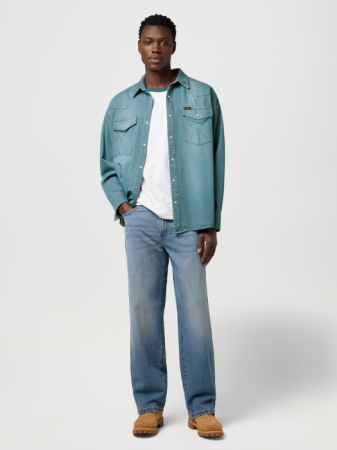 Wrangler Camasa Albastra Oversized Barbati [0]