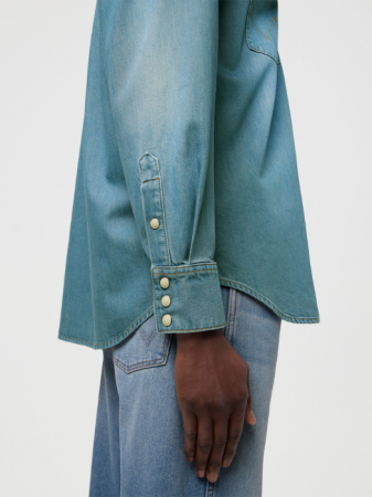 Wrangler Camasa Albastra Oversized Barbati [3]