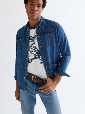 Camasi - Wrangler Camasa Navy Regular Barbati