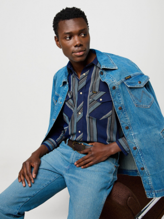 Wrangler Мужская Рубашка Многоцветная Regular - 369 Lei [5]