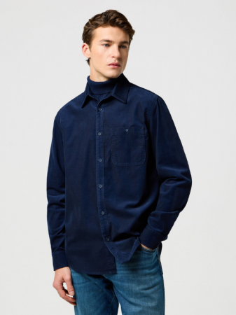 BARBATI - Wrangler Camasa Navy Regular Barbati