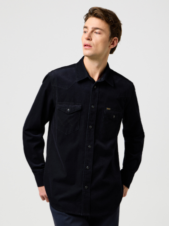 BARBATI - Wrangler Camasa Neagra Regular Barbati