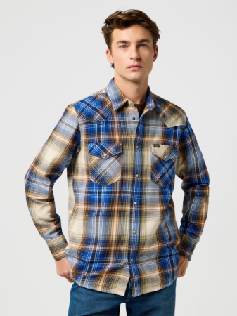 ОДЕЖДА - Wrangler Мужская Рубашка Многоцветная Regular