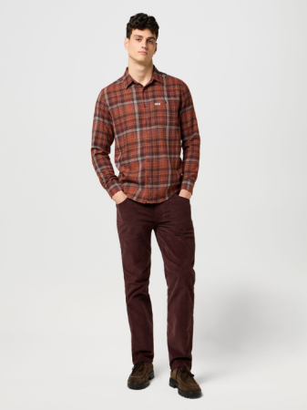 BARBATI - Wrangler Camasa Maro Regular Barbati