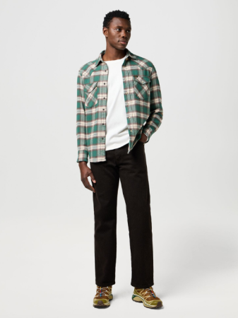 BARBATI - Wrangler Camasa Verde Regular Barbati