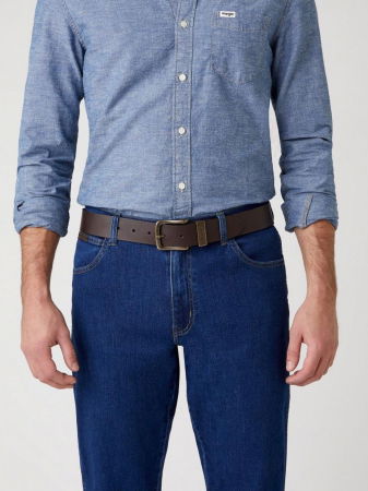 ACCESORII - Wrangler Curea Maro Inchis  Barbati