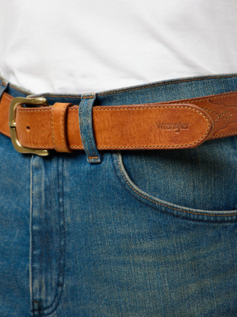 ACCESORII - Wrangler Curea Maro  Barbati