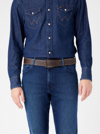 BARBATI - Wrangler Curea Maro Inchis  Barbati