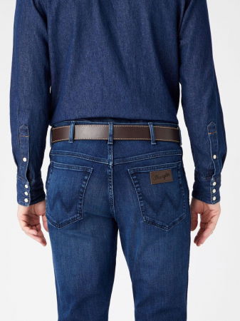 ACCESORII - Wrangler Curea Maro Inchis  Barbati