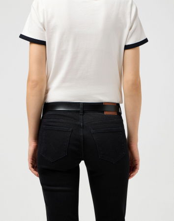 Curele - Wrangler Curea Neagra  Femei