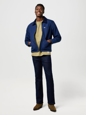 BARBATI - Wrangler Geaca Albastra Regular Barbati