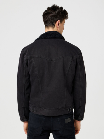 BARBATI - Wrangler Geaca Neagra Regular Barbati