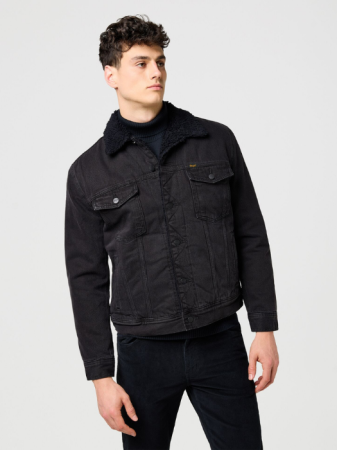 BARBATI - Wrangler Geaca Neagra Regular Barbati