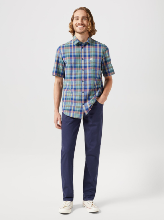 МУЖЧИНЫ - Wrangler Мужские Брюки Синие Regular Straight