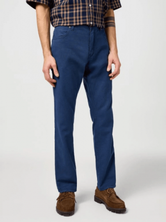 BARBATI - Wrangler Pantaloni Navy Regular Straight Barbati