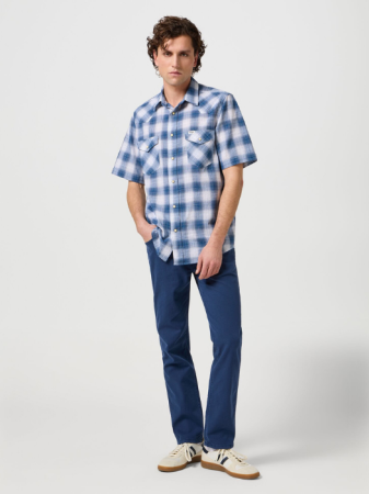 МУЖЧИНЫ - Wrangler Мужские Брюки Синие Slim Tapered