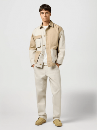 Wrangler Pantaloni Bej Relaxed Barbati [4]