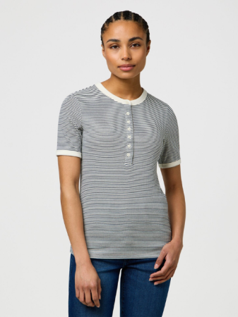 ЖЕНЩИНЫ - Wrangler Футболка Alb/Blue Slim