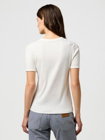 FEMEI - Wrangler Tricou Alb Slim Femei
