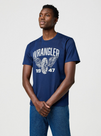 МУЖЧИНЫ - Wrangler Футболка Blue Regular