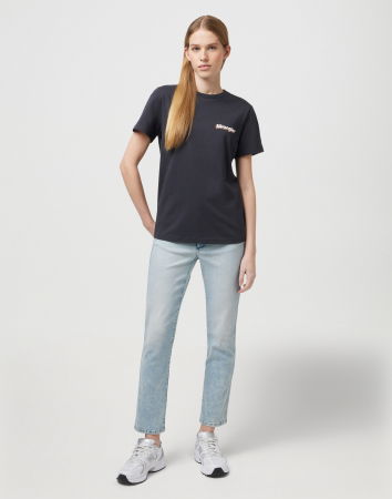 Футболки и Топы - Wrangler Женская Футболка Чёрная Regular