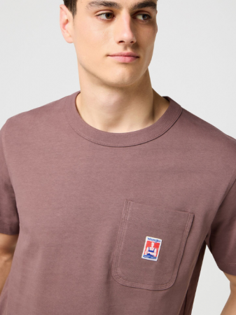 МУЖЧИНЫ - Wrangler Мужская Футболка Сиреневая Relaxed