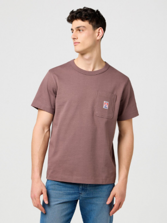 Tricouri si Polo - Wrangler Tricou Lila Relaxed Barbati