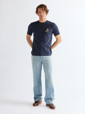BARBATI - Wrangler Tricou Navy Regular Barbati