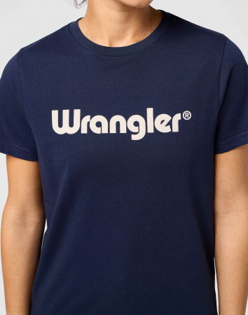 ОДЕЖДА - Wrangler Женская Футболка Темно-Синяя Regular