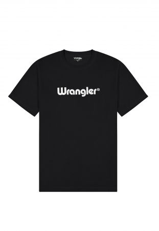 BARBATI - Wrangler Tricou Regular Negru Barbati