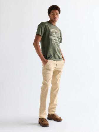 BARBATI - Wrangler Tricou Haki Regular Barbati