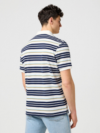 ОДЕЖДА - Wrangler Футболка-Поло Alb/Navy Regular