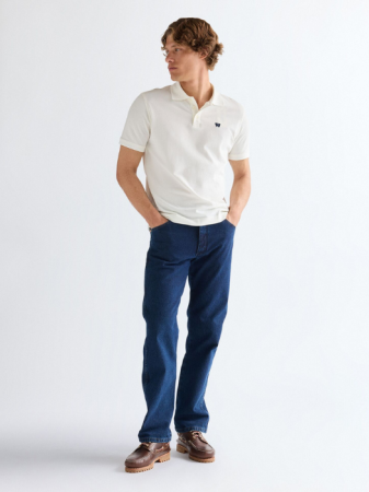 BARBATI - Wrangler Tricou Polo Alb Regular Barbati