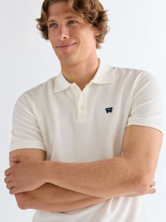 BARBATI - Wrangler Tricou Polo Alb Regular Barbati